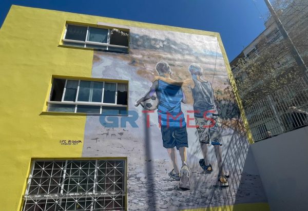 Άλκης Καμπανός: «Ο αθλητισμός ενώνει, δεν σκοτώνει» – To συγκινητικό γκράφιτι σε σχολείο