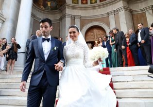 Άννα Πρέλεβιτς – Νικήτας Νομικός: Λαμπερός γάμος για το ζευγάρι στο Κολωνάκι