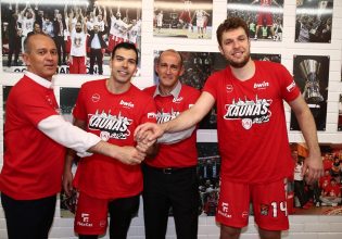 Το γλέντι στα αποδυτήρια του Ολυμπιακού: Η ομιλία των Αγγελόπουλων και το «πάμε να το πάρουμε»