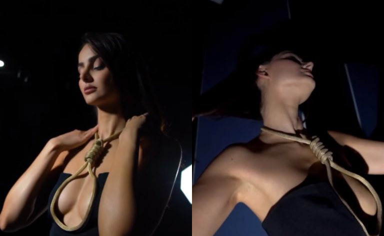 Φεστιβάλ Καννών: Πολιτικό μήνυμα καταπέλτης κατά του Ιράν – Μοντέλο εμφανίστηκε με φόρεμα – θηλιά