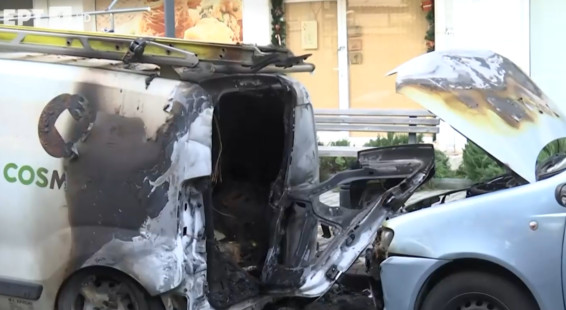 Φωτιά σε αυτοκίνητα στη Θεσσαλονίκη: Εξετάζεται αν έγινε εμπρησμός