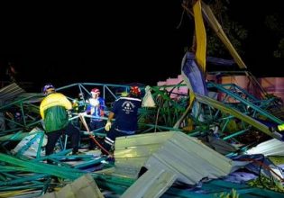 Τραγωδία στην Ταϊλάνδη: Επτά νεκροί από κατάρρευση στέγης γηπέδου σε σχολείο