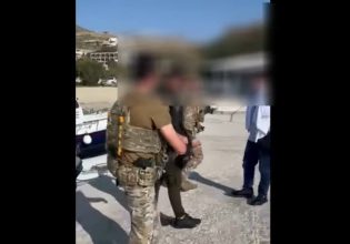 Ναυάγιο με μετανάστες στη Μύκονο: Βίντεο από τη διάσωση