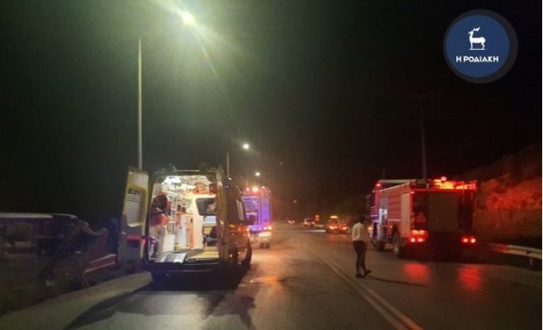 Τροχαίο δυστύχημα στη Ρόδο – Νεκρός 58χρονος