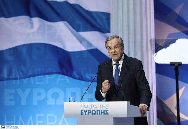Σαμαράς: Η Νέα Δημοκρατία είναι το κόμμα της πατριωτικής ευθύνης – Αιχμές για το πρόγραμμα στέγης