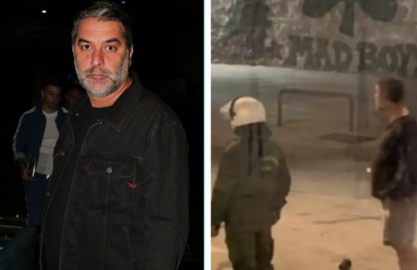 Στα επεισόδια στη Λεωφόρο ο Βασίλης Μπισμπίκης – Μπήκε στη μέση και τα άκουσε