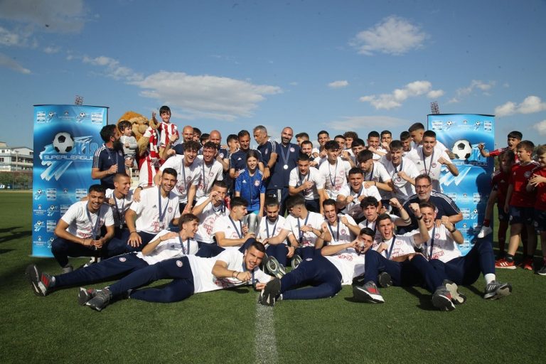 Ολυμπιακός: Η φιέστα στην Κ19 για την κατάκτηση του πρωταθλήματος