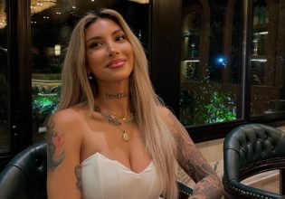 Ολυμπιακός – Ρεάλ Μαδρίτης: Με κασκόλ των «ερυθρόλευκων» η Μπέριλ ΜακΚίσικ – Δίνει σύνθημα νίκης για τον τελικό