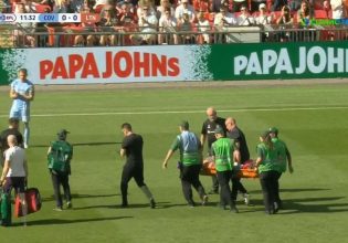 Ο αρχηγός της Λούτον κατέρρευσε στον αγωνιστικό χώρο (vid)