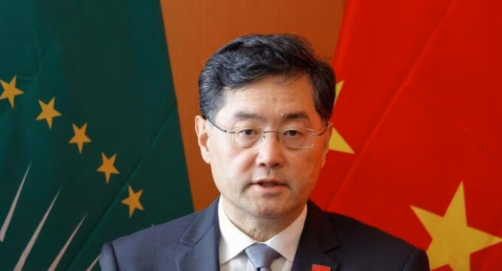 The Chinese foreign minister has been relieved of his duties