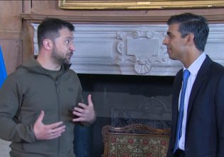 Ζελένσκι: Έφτασε στο Λονδίνο – Για την παροχή επιθετικών drones μεγάλου βεληνεκούς στην Ουκρανία δεσμεύτηκε η Βρετανία