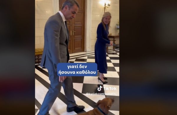 Το… δανεικό σακάκι και το «κομματόσκυλο» ο Πίνατ – Νέο βίντεο του Κυριάκου Μητσοτάκη στο TikTok