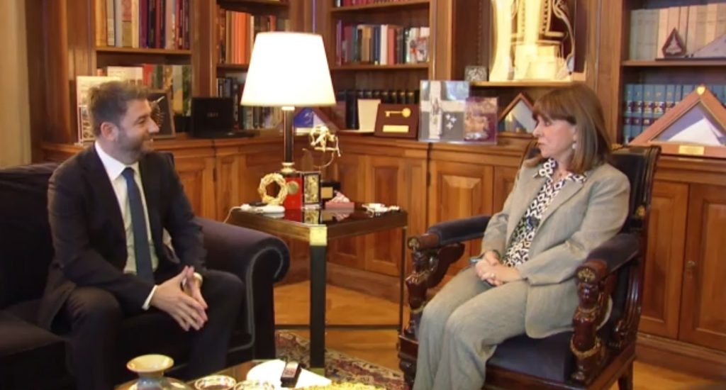 Στο Προεδρικό ο Νίκος Ανδρουλάκης – «Δεν υπάρχουν περιθώρια συγκλίσεων»