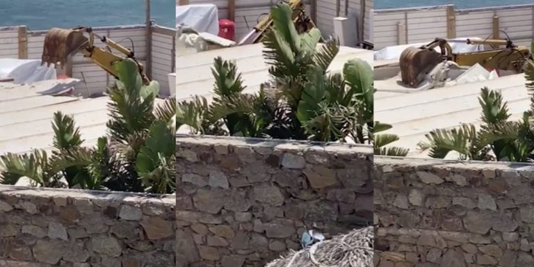 Μύκονος: Έπιασαν δουλειά οι μπουλντόζες στο Principote