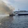 Φωτιά σε σκάφος στη Λευκάδα: Οι δυο επιβαίνοντες πήδηξαν στη θάλασσα