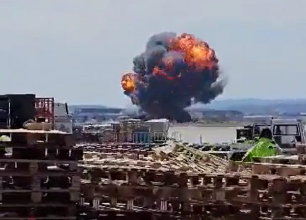 Συνετρίβη ισπανικό μαχητικό στη Σαραγόσα – Στο νοσοκομείο ο πιλότος