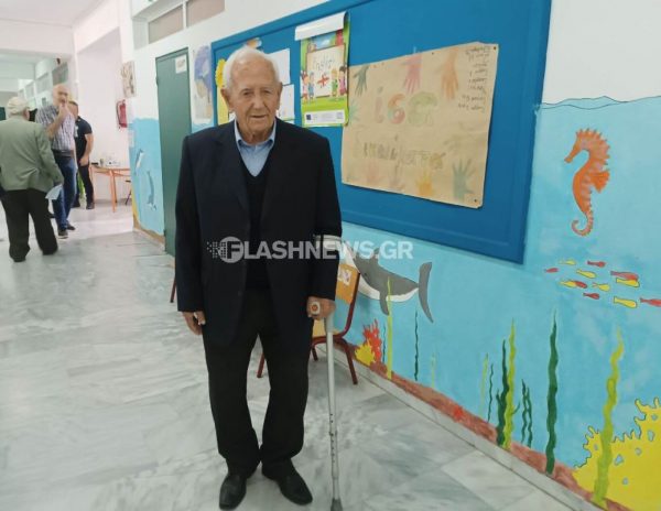 Εκλογές 2023: Ψήφισε στα 98 του Χανιώτης – «Μπορεί να ψηφίσω άλλη μια φορά»