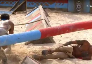 Survivor: Επιτέλους… είδαμε τον καβγά του Τάκη Καραγκούνια με τον Νίκο Μπάρτζη – Μπουνιές και κλωτσιές