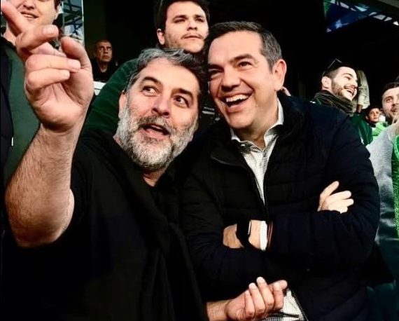 Αλέξης Τσίπρας και Βασίλης Μπισμπίκης είδαν μαζί το Παναθηναϊκός – ΑΕΚ στη Λεωφόρο