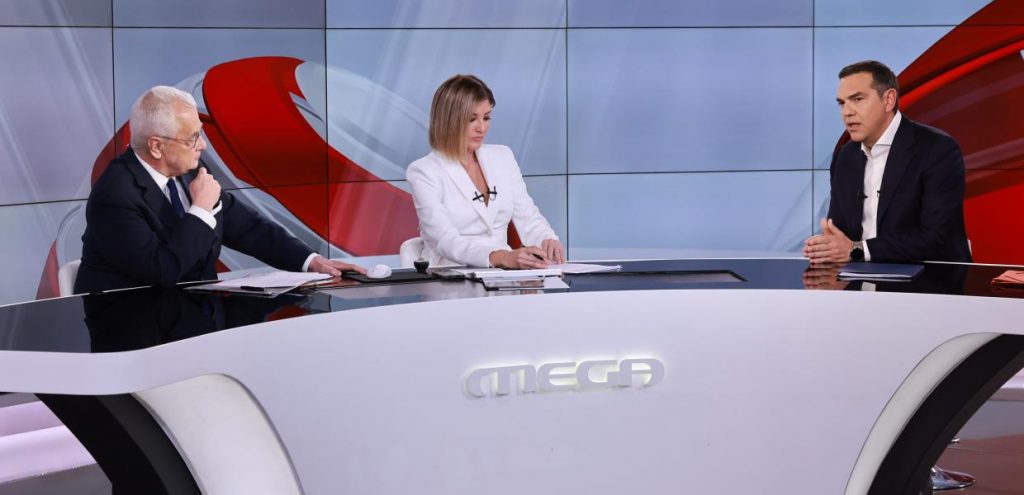 Εκλογές 2023: Συνέντευξη Αλέξη Τσίπρα στο κεντρικό δελτίο ειδήσεων «Μega Γεγονότα»
