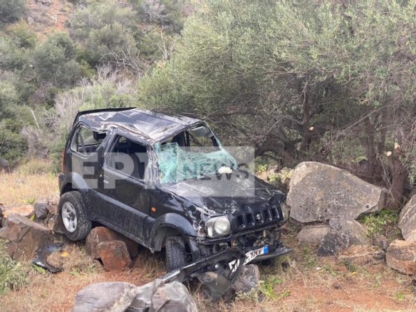 Οδηγός έπεσε σε γκρεμό 50 μέτρων στην Κρήτη – Πώς σώθηκε
