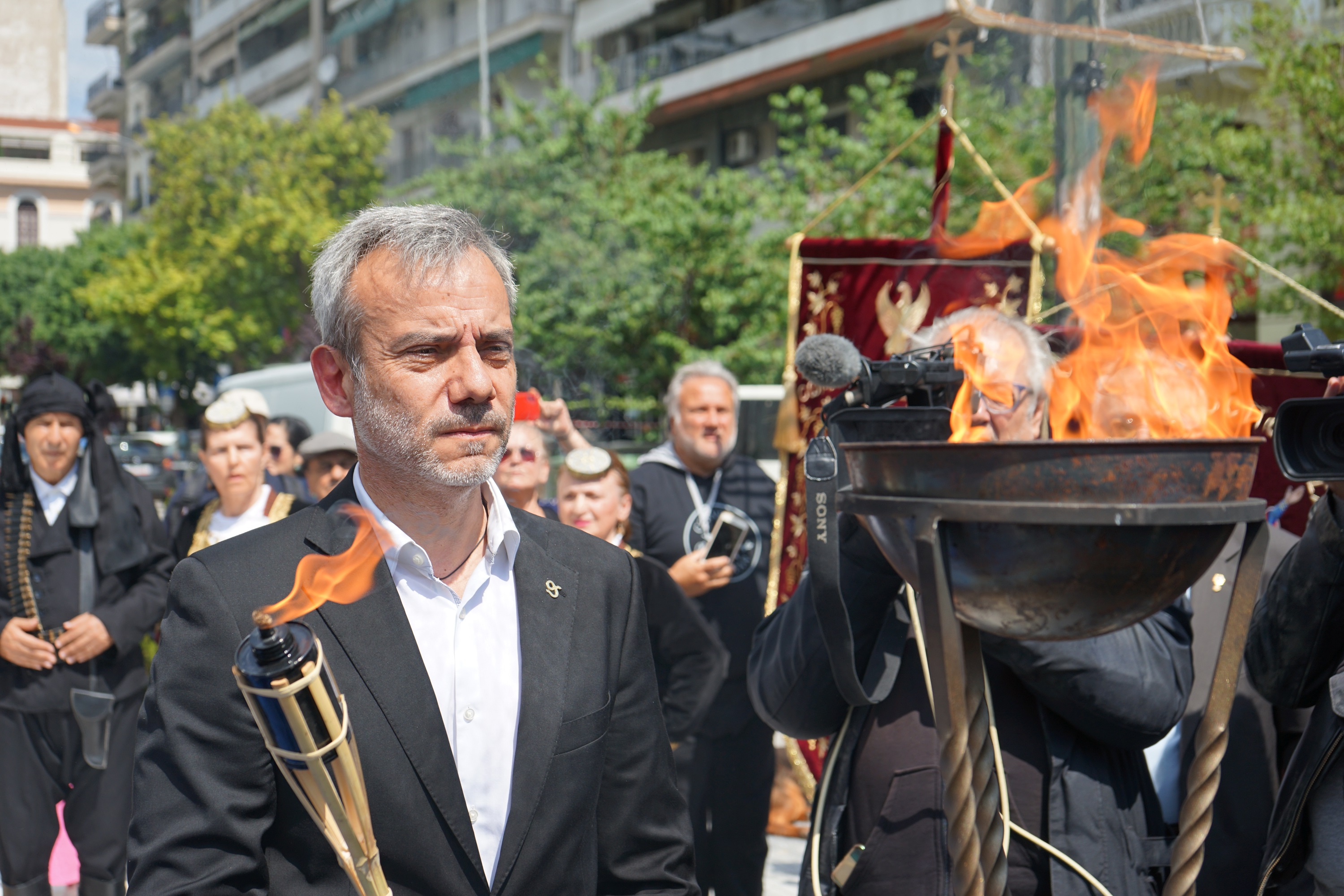 Άναψε η «Φλόγα της Μνήμης» στη Θεσσαλονίκη