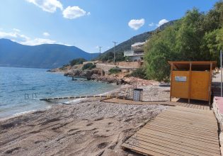 Μπήκαν συστήματα αυτόνομης πρόσβασης ΑμεΑ σε παραλίες του Κορινθιακού