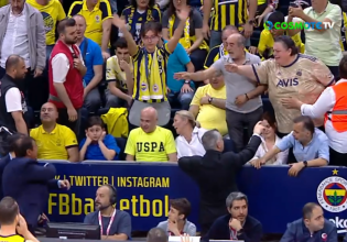 Χαμός με Αταμάν, τσακώθηκε με οπαδό της Φενέρμπαχτσε (vids)