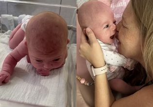 Νεογέννητο μωρό… θαύμα: Είναι τριών ημερών και συμπεριφέρεται σαν τριών μηνών