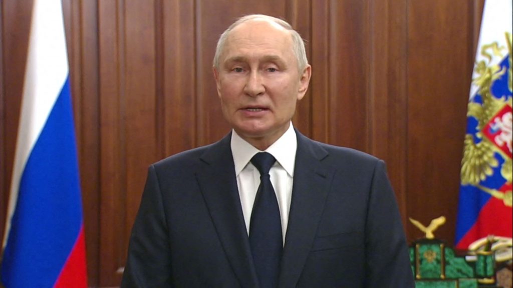 Πούτιν: Στη Δικαιοσύνη όσοι θέλησαν να πνίξουν τη Ρωσία στο αίμα – Τρεις επιλογές για τους μισθοφόρους
