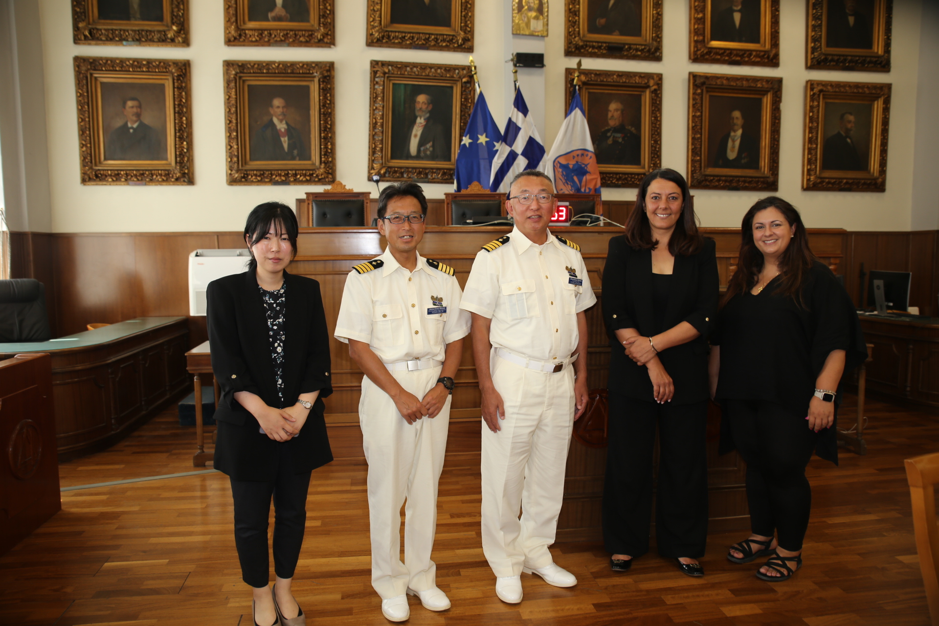 Το εκπαιδευτικό πλοίο «KOJIMA» της Ιαπωνικής Ακτοφυλακής στον Δήμο Πειραιά