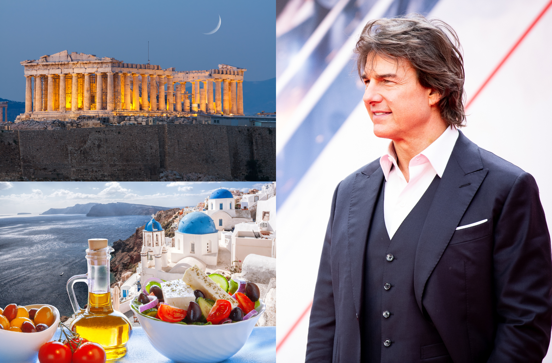 Ο Τομ Κρουζ υμνεί την Ελλάδα: «Σπουδαίο φαγητό, σπουδαίος λαός»