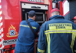 Φωτιά στη Λάρισα – Συναγερμός στην Πυροσβεστική