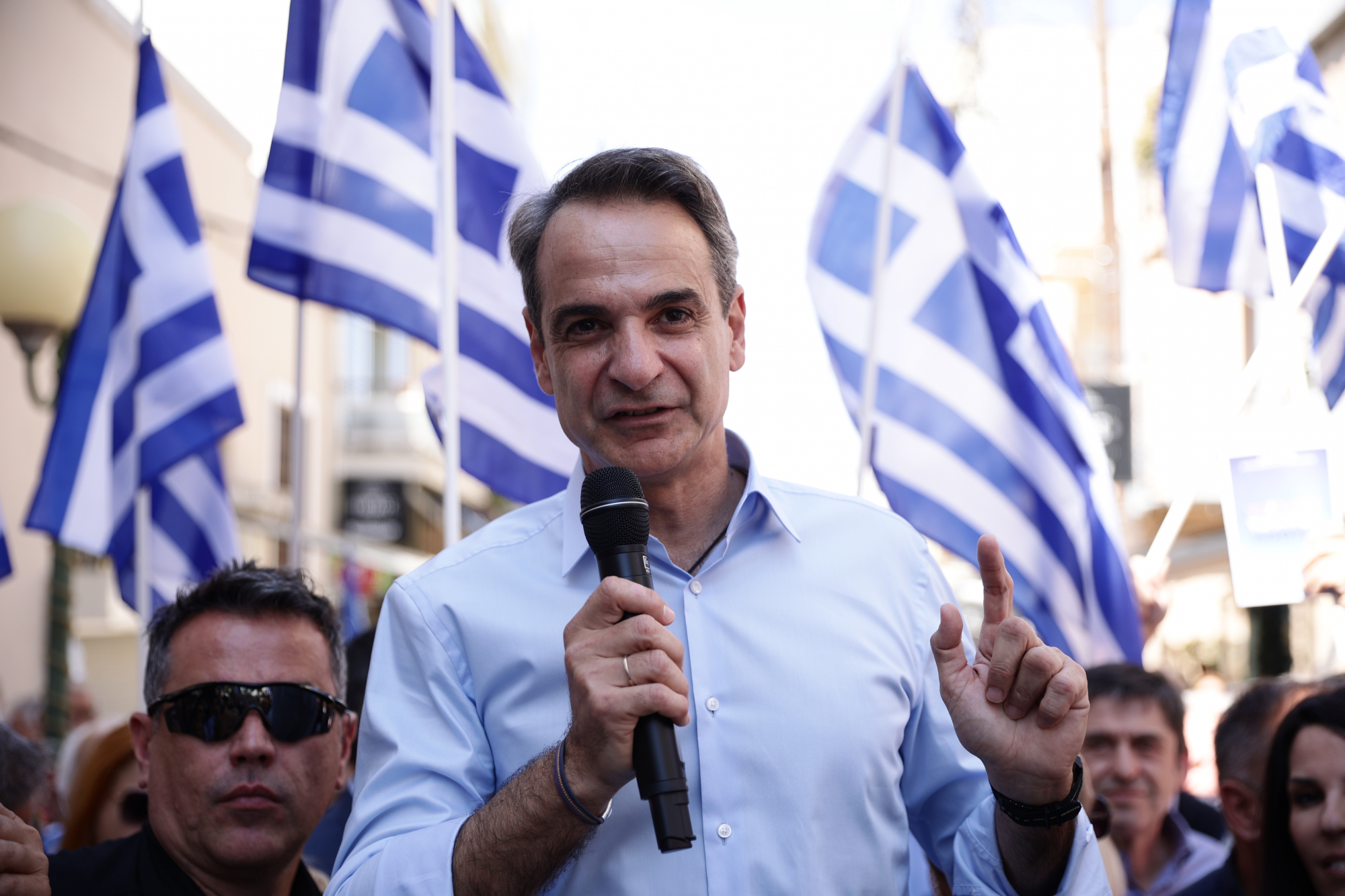 Εκλογές: «Νοικοκυρέψαμε την Ελλάδα» - Ο Μητσοτάκης ζήτησε να του δώσουν μεγαλύτερη νίκη στις 25 Ιουνίου
