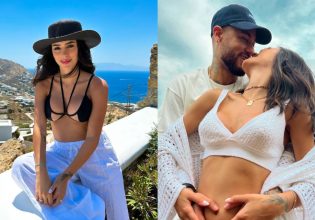 Στην Μύκονο η καλλονή σύντροφος του Νεϊμάρ