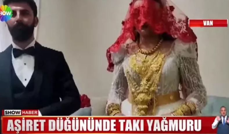 Γάμος στην Τουρκία: Τέσσερα κιλά χρυσό στη νύφη, έξι εκατομμύρια λίρες στον γαμπρό