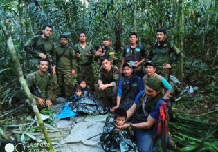 Αγνοούμενα παιδιά στην Κολομβία: Βρέθηκαν ζωντανά μετά από 40 μέρες στη ζούγκλα