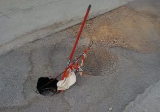 Φούρεσι: Ανοίγουν τρύπες στο οδόστρωμα – Κίνδυνος υποχώρησης