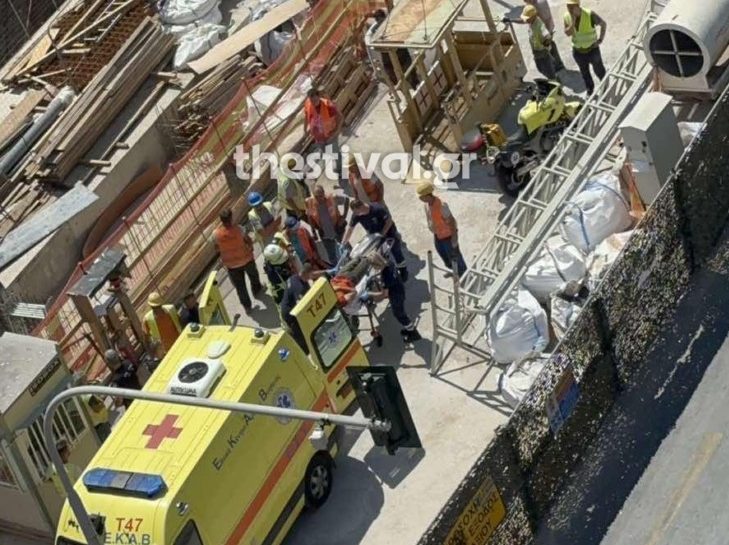 Εργατικό ατύχημα στη Θεσσαλονίκη: Έπεσε από ύψος 2,5 μέτρων στο εργοτάξιο του μετρό