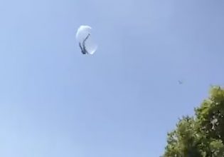 Σοκαριστικές εικόνες: 9χρονος μέσα σε φουσκωτή μπάλα παρασύρθηκε από τον αέρα και έπεσε από 6 μέτρα