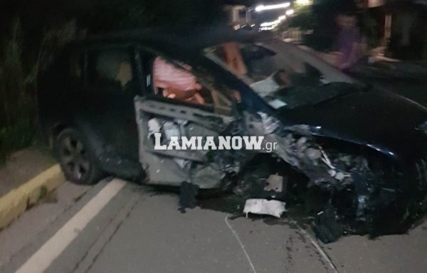 Τροχαίο στη Φθιώτιδα: ΙΧ προσέκρουσε σε μαντρότοιχο