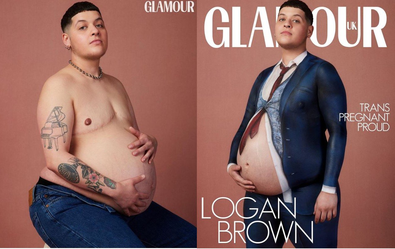 Στο εξώφυλλο του Glamour έγκυος διεμφυλικός άνδρας για τον μήνα Pride