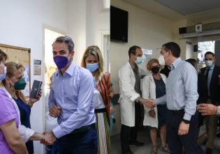 Τσίπρας και Μητσοτάκης επισκέπτονται νοσοκομεία στη σκιά των δηλώσεων Πνευματικού