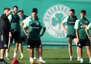 Πρώτη προπόνηση στον Παναθηναϊκό