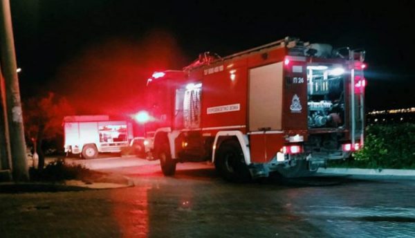 Φωτιά σε δασική έκταση στην Άγρα Λέσβου