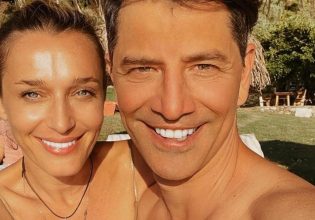 Σάκης Ρουβάς: Στη Μήλο με την αγαπημένη του Κάτια