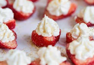 Γεμιστές φράουλες – Ένα δροσερό καλοκαιρινό σνακ