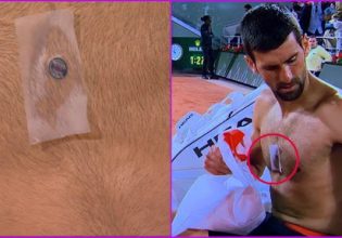 Νόβακ Τζόκοβιτς: Τι είναι το αυτοκόλλητο που φορούσε στο στήθος του;