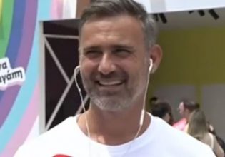 Γιώργος Καπουτζίδης: Η στιγμή που φόρεσε τακούνια στη σκηνή του Athens Pride 2023