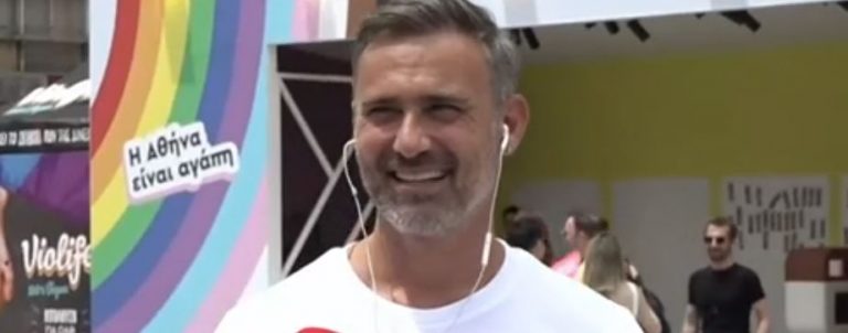 Γιώργος Καπουτζίδης: Η στιγμή που φόρεσε τακούνια στη σκηνή του Athens Pride 2023